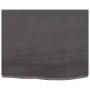 Encimera baño madera maciza tratada marrón oscuro 60x50x(2-6)cm de vidaXL, Encimeras - Ref: Foro24-3156205, Precio: 59,08 €, ...