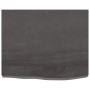 Encimera baño madera maciza tratada marrón oscuro 60x50x(2-6)cm de vidaXL, Encimeras - Ref: Foro24-3156205, Precio: 59,85 €, ...