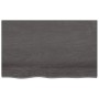 Encimera baño madera maciza tratada marrón oscuro 80x50x(2-6)cm de vidaXL, Encimeras - Ref: Foro24-3156217, Precio: 73,45 €, ...