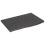Dark brown treated solid wood bathroom countertop 60x40x2 cm by vidaXL, Countertops - Ref: Foro24-3156200, Price: 42,18 €, Di...