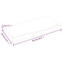 Encimera baño madera maciza tratada marrón claro 60x30x(2-4) cm de vidaXL, Encimeras - Ref: Foro24-3156102, Precio: 50,36 €, ...