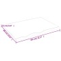 Encimera baño madera maciza tratada marrón oscuro 80x60x2 cm de vidaXL, Encimeras - Ref: Foro24-3156218, Precio: 56,94 €, Des...