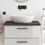 Encimera baño madera maciza tratada marrón oscuro 80x60x(2-4)cm de vidaXL, Encimeras - Ref: Foro24-3156219, Precio: 70,79 €, ...