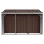 Cobertizo de jardín acero galvanizado marrón 277x279x179 cm de vidaXL, Cobertizos - Ref: Foro24-3188296, Precio: 430,20 €, De...