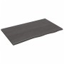 Encimera baño madera maciza tratada marrón oscuro 100x60x2 cm de vidaXL, Encimeras - Ref: Foro24-3156230, Precio: 69,42 €, De...