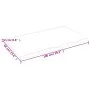 Badezimmerarbeitsplatte aus dunkelbraun behandeltem Massivholz, 100 x 60 x 2 cm von vidaXL, Arbeitsplatten - Ref: Foro24-3156...