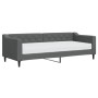 Sofá cama con colchón tela gris oscuro 80x200 cm de vidaXL, Camas y somieres - Ref: Foro24-3197404, Precio: 335,50 €, Descuen...