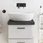 Encimera de baño madera tratada marrón oscuro 40x50x(2-6) cm de vidaXL, Encimeras - Ref: Foro24-3156193, Precio: 44,87 €, Des...