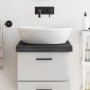Encimera de baño madera tratada marrón oscuro 40x50x(2-6) cm de vidaXL, Encimeras - Ref: Foro24-3156193, Precio: 45,42 €, Des...
