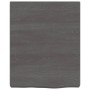 Encimera de baño madera tratada marrón oscuro 40x50x(2-6) cm de vidaXL, Encimeras - Ref: Foro24-3156193, Precio: 45,42 €, Des...