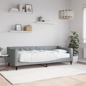 Sofá cama con colchón tela gris claro 80x200 cm de vidaXL, Camas y somieres - Ref: Foro24-3197403, Precio: 337,09 €, Descuent...