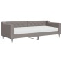 Sofá cama con colchón tela gris taupe 80x200 cm de vidaXL, Camas y somieres - Ref: Foro24-3197406, Precio: 316,04 €, Descuent...