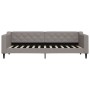 Sofá cama con colchón tela gris taupe 80x200 cm de vidaXL, Camas y somieres - Ref: Foro24-3197406, Precio: 316,04 €, Descuent...