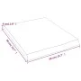 Badezimmerarbeitsplatte aus dunkelbraun behandeltem Holz, 40x50x(2-4) cm von vidaXL, Arbeitsplatten - Ref: Foro24-3156192, Pr...