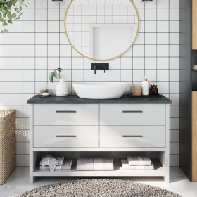 Encimera de baño madera tratada marrón oscuro 120x40x(2-4) cm de vidaXL, Encimeras - Ref: Foro24-3156235, Precio: 71,62 €, De...