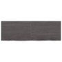 Encimera de baño madera tratada marrón oscuro 120x40x(2-4) cm de vidaXL, Encimeras - Ref: Foro24-3156235, Precio: 71,62 €, De...