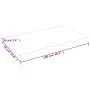 Encimera de baño madera tratada marrón oscuro 100x60x(2-6) cm de vidaXL, Encimeras - Ref: Foro24-3156232, Precio: 98,12 €, De...
