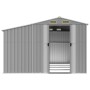 Cobertizo de jardín acero galvanizado gris 277x365,5x179 cm de vidaXL, Cobertizos - Ref: Foro24-3188291, Precio: 570,88 €, De...
