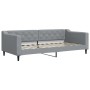 Sofá cama con colchón tela gris claro 90x200 cm de vidaXL, Camas y somieres - Ref: Foro24-3197408, Precio: 313,32 €, Descuent...