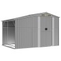 Cobertizo de jardín acero galvanizado gris 277x192,5x179 cm de vidaXL, Cobertizos - Ref: Foro24-3188289, Precio: 347,42 €, De...