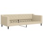 Sofá cama con colchón tela crema 80x200 cm de vidaXL, Camas y somieres - Ref: Foro24-3197407, Precio: 317,49 €, Descuento: %