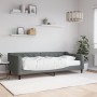 Sofá cama con colchón tela gris oscuro 90x200 cm de vidaXL, Camas y somieres - Ref: Foro24-3197409, Precio: 317,31 €, Descuen...