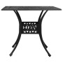 Mesa y sillas de bistró 3 piezas aluminio fundido negro de vidaXL, Conjuntos de jardín - Ref: Foro24-3070578, Precio: 602,02 ...
