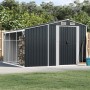 Cobertizo de jardín acero galvanizado antracita 277x279x179 cm de vidaXL, Cobertizos - Ref: Foro24-3188293, Precio: 473,33 €,...