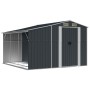 Cobertizo de jardín acero galvanizado antracita 277x279x179 cm de vidaXL, Cobertizos - Ref: Foro24-3188293, Precio: 473,33 €,...
