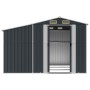 Cobertizo de jardín acero galvanizado antracita 277x279x179 cm de vidaXL, Cobertizos - Ref: Foro24-3188293, Precio: 473,33 €,...