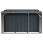 Cobertizo de jardín acero galvanizado antracita 277x279x179 cm de vidaXL, Cobertizos - Ref: Foro24-3188293, Precio: 473,33 €,...