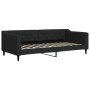 Sofá cama con colchón tela negro 90x200 cm de vidaXL, Camas y somieres - Ref: Foro24-3197410, Precio: 314,73 €, Descuento: %