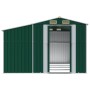 Cobertizo de jardín acero galvanizado verde 277x365,5x179 cm de vidaXL, Cobertizos - Ref: Foro24-3188288, Precio: 592,43 €, D...