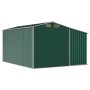 Cobertizo de jardín acero galvanizado verde 277x365,5x179 cm de vidaXL, Cobertizos - Ref: Foro24-3188288, Precio: 592,43 €, D...