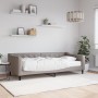 Sofá cama con colchón tela gris taupe 90x200 cm de vidaXL, Camas y somieres - Ref: Foro24-3197411, Precio: 313,89 €, Descuent...