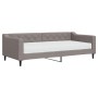 Sofá cama con colchón tela gris taupe 90x200 cm de vidaXL, Camas y somieres - Ref: Foro24-3197411, Precio: 313,89 €, Descuent...