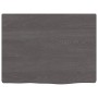 Encimera baño madera maciza tratada marrón oscuro 40x30x2 cm de vidaXL, Encimeras - Ref: Foro24-3156185, Precio: 27,20 €, Des...