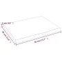Encimera baño madera maciza tratada marrón oscuro 40x30x2 cm de vidaXL, Encimeras - Ref: Foro24-3156185, Precio: 26,68 €, Des...