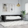 Sofá cama con colchón cuero sintético negro 90x200 cm de vidaXL, Camas y somieres - Ref: Foro24-3197719, Precio: 343,69 €, De...