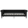 Sofá cama con colchón cuero sintético negro 90x200 cm de vidaXL, Camas y somieres - Ref: Foro24-3197719, Precio: 343,69 €, De...