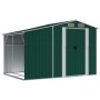 Cobertizo de jardín acero galvanizado verde 277x192,5x179 cm de vidaXL, Cobertizos - Ref: Foro24-3188286, Precio: 355,17 €, D...