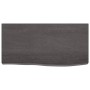 Encimera de baño madera tratada marrón oscuro 60x30x(2-6) cm de vidaXL, Encimeras - Ref: Foro24-3156199, Precio: 42,87 €, Des...