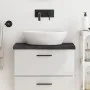Encimera de baño madera tratada marrón oscuro 60x40x(2-4) cm de vidaXL, Encimeras - Ref: Foro24-3156201, Precio: 58,30 €, Des...