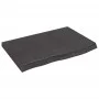 Encimera de baño madera tratada marrón oscuro 60x40x(2-4) cm de vidaXL, Encimeras - Ref: Foro24-3156201, Precio: 58,30 €, Des...
