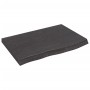 Encimera de baño madera tratada marrón oscuro 60x40x(2-4) cm de vidaXL, Encimeras - Ref: Foro24-3156201, Precio: 59,71 €, Des...