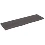Dark brown treated solid wood bathroom countertop 100x30x2 cm by vidaXL, Countertops - Ref: Foro24-3156221, Price: 48,09 €, D...