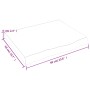 Encimera baño madera maciza tratada marrón claro 60x50x(2-6) cm de vidaXL, Encimeras - Ref: Foro24-3156109, Precio: 94,66 €, ...