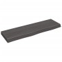 Encimera de baño madera tratada marrón oscuro 100x30x(2-6) cm de vidaXL, Encimeras - Ref: Foro24-3156223, Precio: 61,56 €, De...