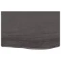 Badezimmerarbeitsplatte aus dunkelbraun behandeltem Holz, 60x40x(2-6) cm von vidaXL, Arbeitsplatten - Ref: Foro24-3156202, Pr...