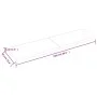 Encimera baño madera maciza tratada marrón claro 220x60x(2-6)cm de vidaXL, Encimeras - Ref: Foro24-3156184, Precio: 195,80 €,...